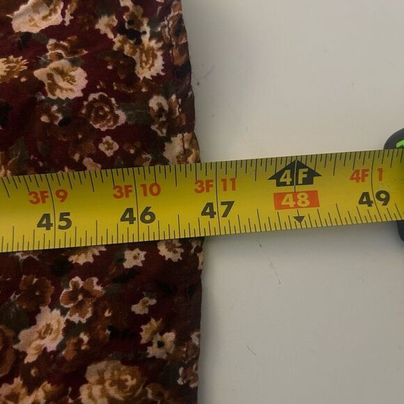 Vintage Byer Too Cottagecore Country Floral Button Front Midi Dress Women's 11 - Picture 11 of 12